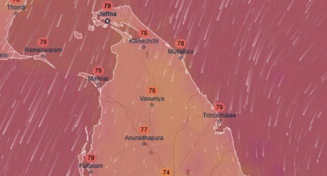 Low-Pressure Area Forms East of SL